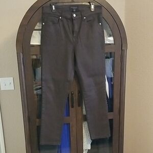 Banana Republic Chocolate High-Rise Slim Jeans